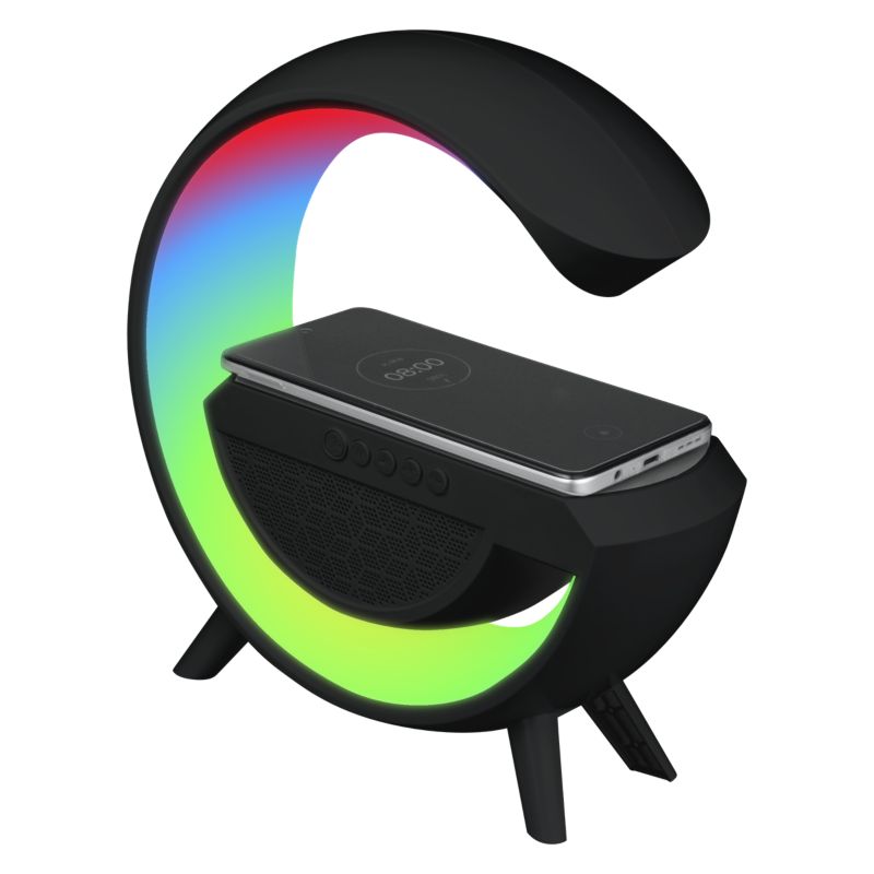 Bordlampe DPM med BT-højttaler RGB Sort