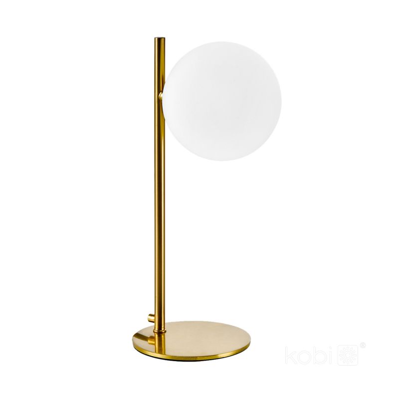 Globe Elegance Gold Kobi ST skrivebordslampe 1xG9, 1 stk.