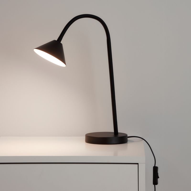 LED bordlampe mat-sort