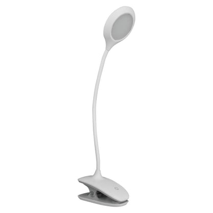 LED bordlampe DPM med clips hvid
