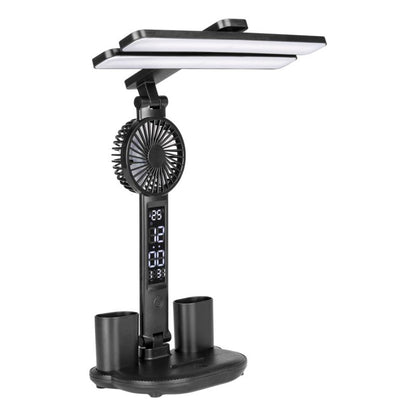 LED Bordlampe DPM Med Penneholder Sort
