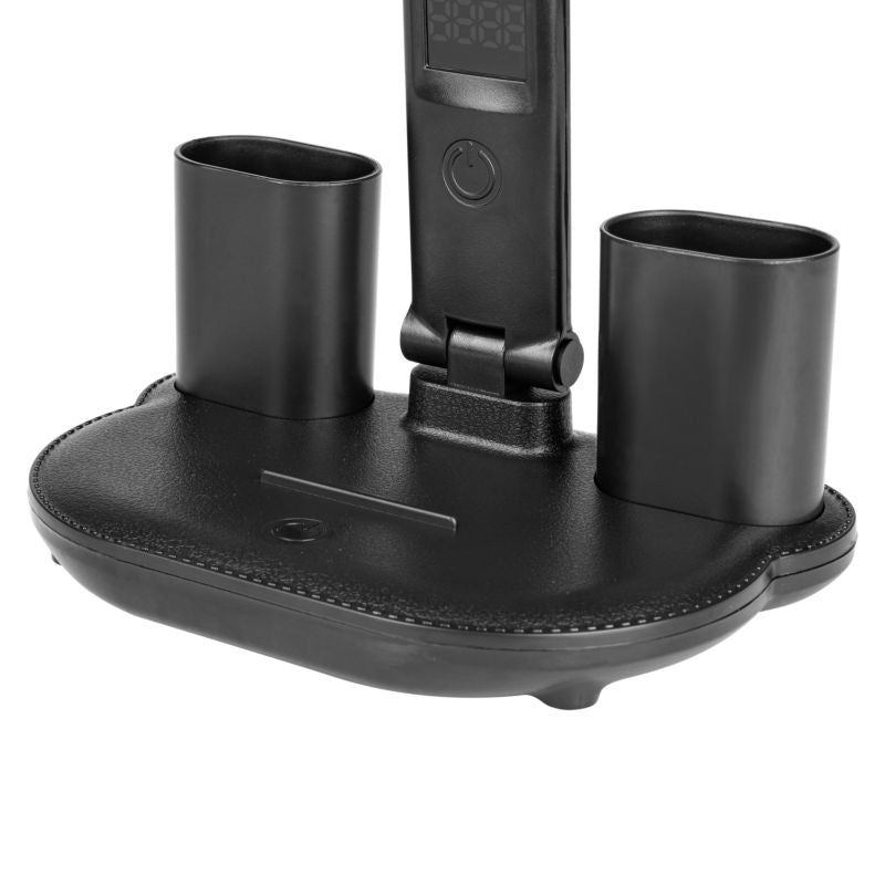LED Bordlampe DPM Med Penneholder Sort