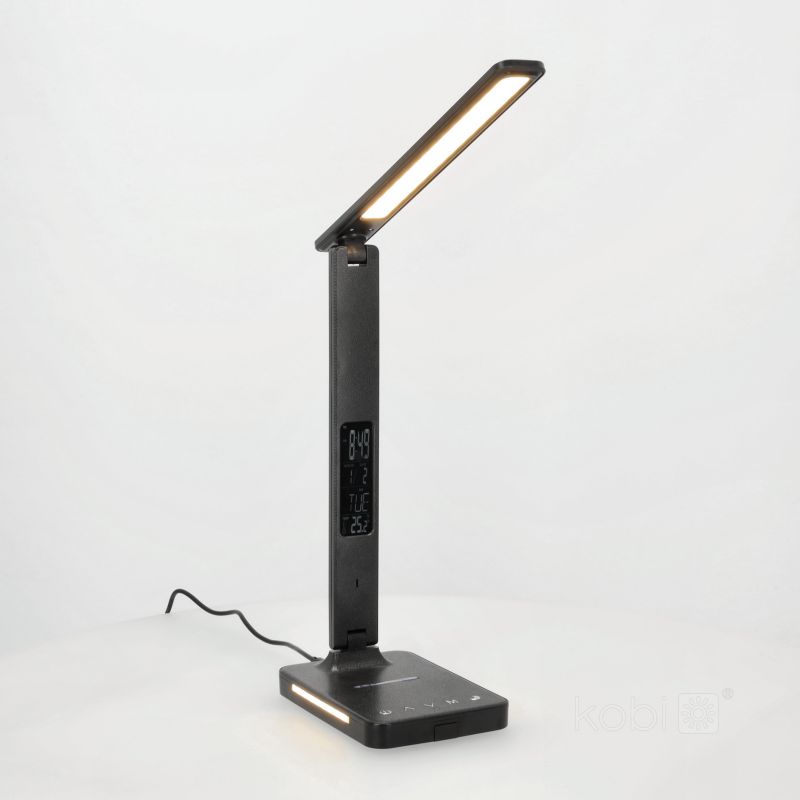 LED skrivebordslampe Kobi Noblite 7W CCT sort 1 stk.
