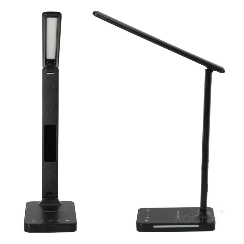 LED skrivebordslampe Kobi Noblite 7W CCT sort 1 stk.
