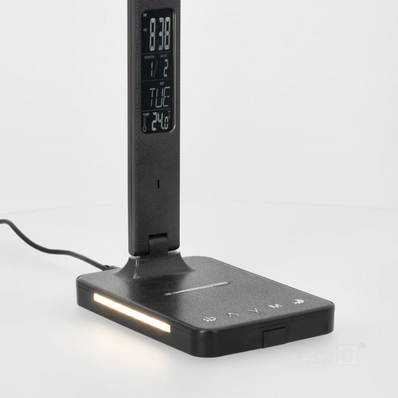 LED skrivebordslampe Kobi Noblite 7W CCT sort 1 stk.