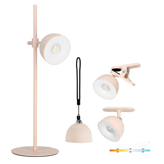 LED skrivebordslampe Kobi Orbi 2,5W CCT pink 1 stk.