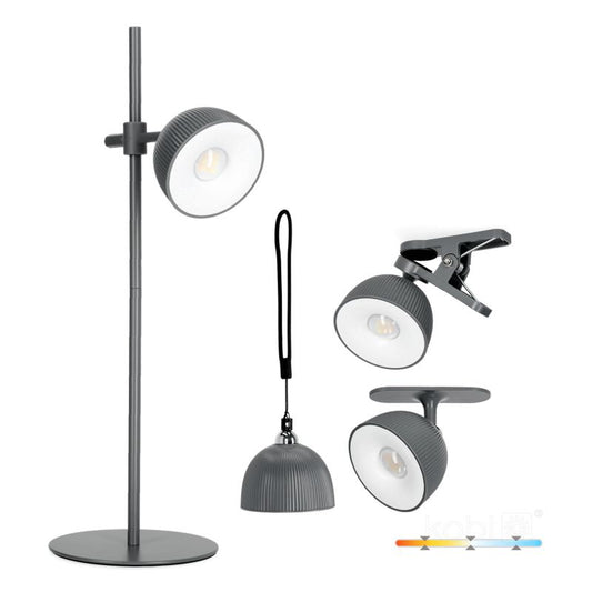 LED skrivebordslampe Kobi Orbi 2,5W CCT grå 1 stk.