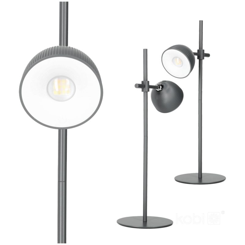 LED skrivebordslampe Kobi Orbi 2,5W CCT grå 1 stk.