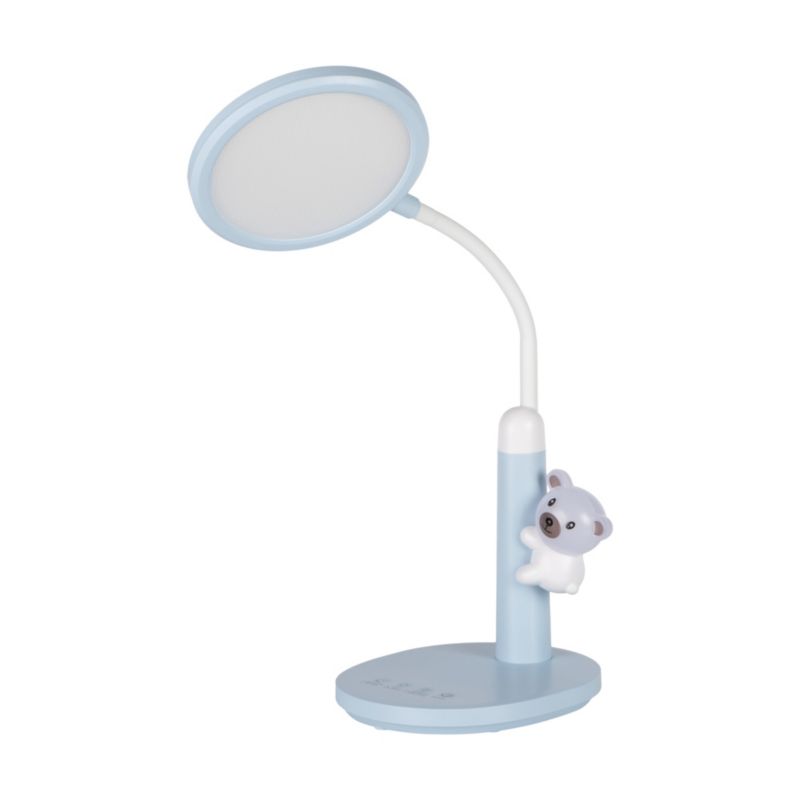 LightLogic LL TFARI LED BL 66486 LED bordlampe med justerbar farvetemperatur 3000/4000/6500 K til børn, natlampe blå bamse, 1 stk.