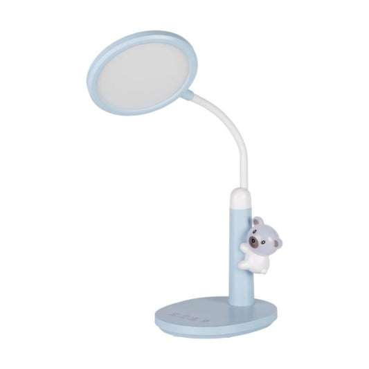 LightLogic LL TFARI LED BL 66486 LED bordlampe med justerbar farvetemperatur 3000/4000/6500 K til børn, natlampe blå bamse, 1 stk.