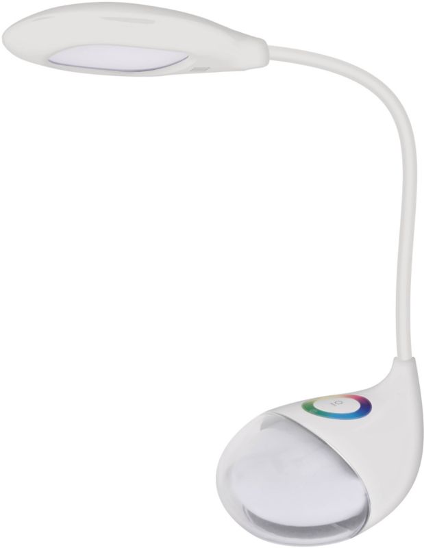 LED Bordlampe Boa RGB Hvid
