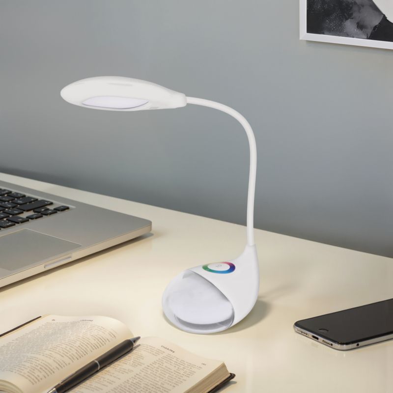 LED Bordlampe Boa RGB Hvid
