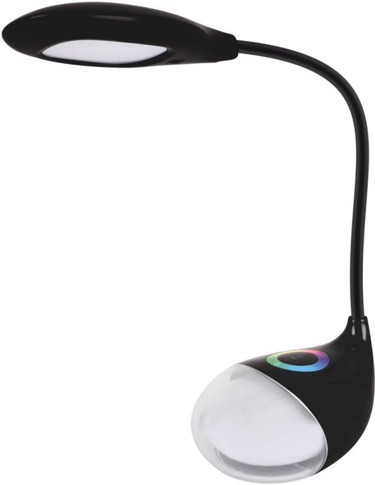 Struhm Boa RGB sort LED skrivebordslampe