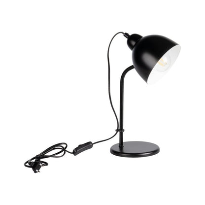 LightLogic LL DZIB TL E27 B skrivebordslampe 5W sort nattebord skole 1 stk.