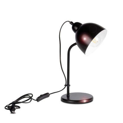 LightLogic LL DZIB TL E27 B skrivebordslampe 5W sort nattebord skole 1 stk.