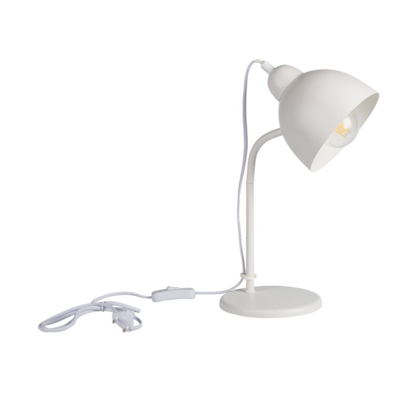 LightLogic LL DZIB TL E27 W skrivebordslampe 5W hvid 1 stk.