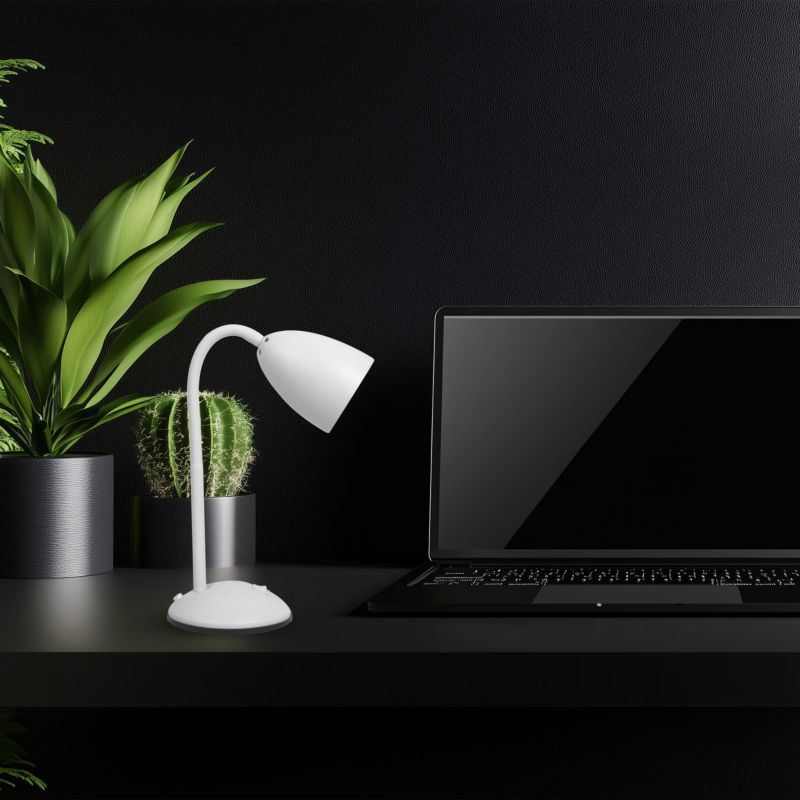 Bordlampe Milagro Logic 1 x E27 Hvid