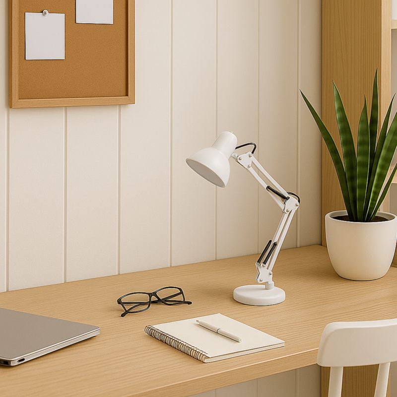 Bordlampe Nexa 1 x E27 Hvid