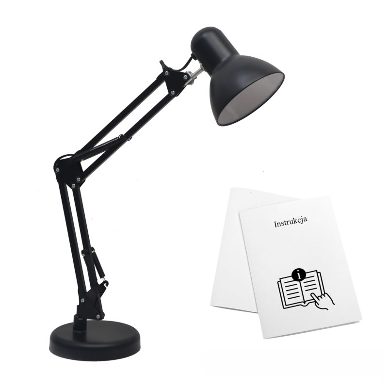 Bordlampe Nexa 1 x E27 Sort