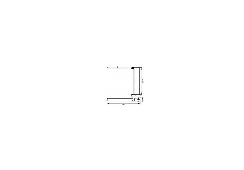 Philips Amber sort USB skrivebordslampe 5W 4000K 120 lm IP20 1 stk.