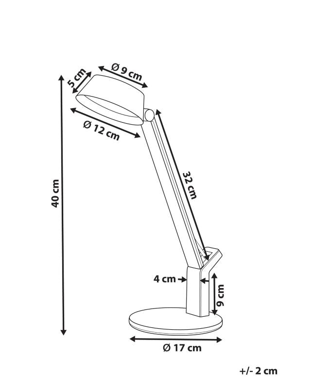 Chamaeleon kontorlampe kobber 1 stk.