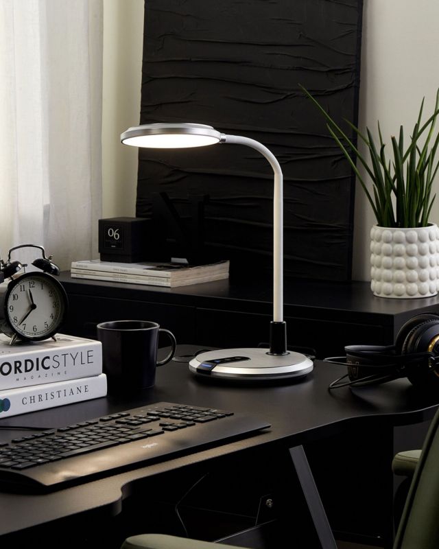 Columba kontorlampe hvid-sølv 1 stk.