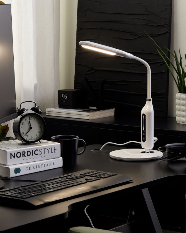 Cygnus kontorlampe hvid 1 stk.