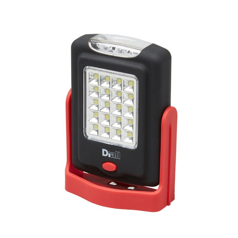 Diall lampe 20 LED rød 150 lm 3 AAA