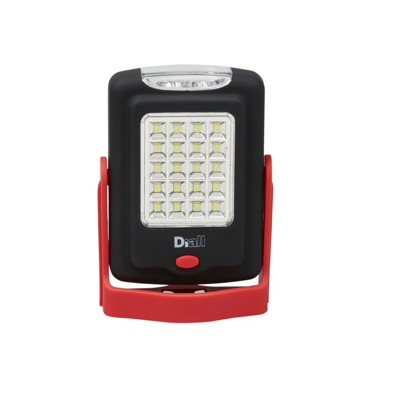 Diall lampe 20 LED rød 150 lm 3 AAA