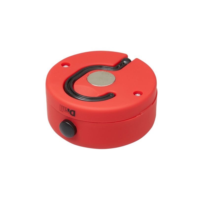 Diall lampe med 24 LED, rød, 60 lm, 3 AAA-batterier