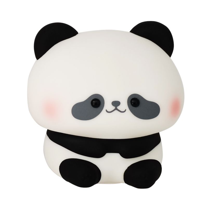 Goldlux Panda LED natlampe i silikone