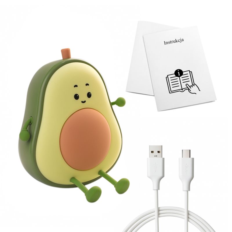 LED-natlampe Milagro Avocado 13,5 cm Flerfarvet