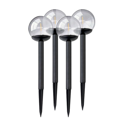 Ilumen solcellelampe til jordindsætning 39 cm LS-103, 4 stk.