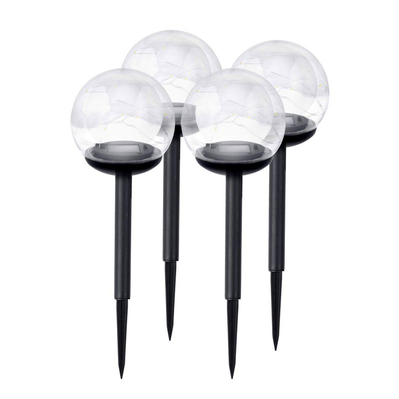 Ilumen jordspyd-solarlampe 40 cm LS-103, 4 stk.