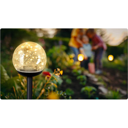 Ilumen jordspyd-solarlampe 40 cm LS-103, 4 stk.