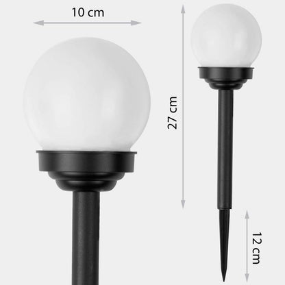 Ilumen solcellelampe til nedstikning LS-102, 4 stk.