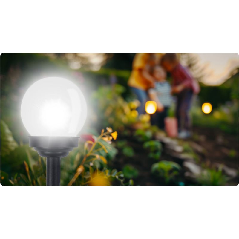 Ilumen solcellelampe til nedstikning LS-102, 4 stk.