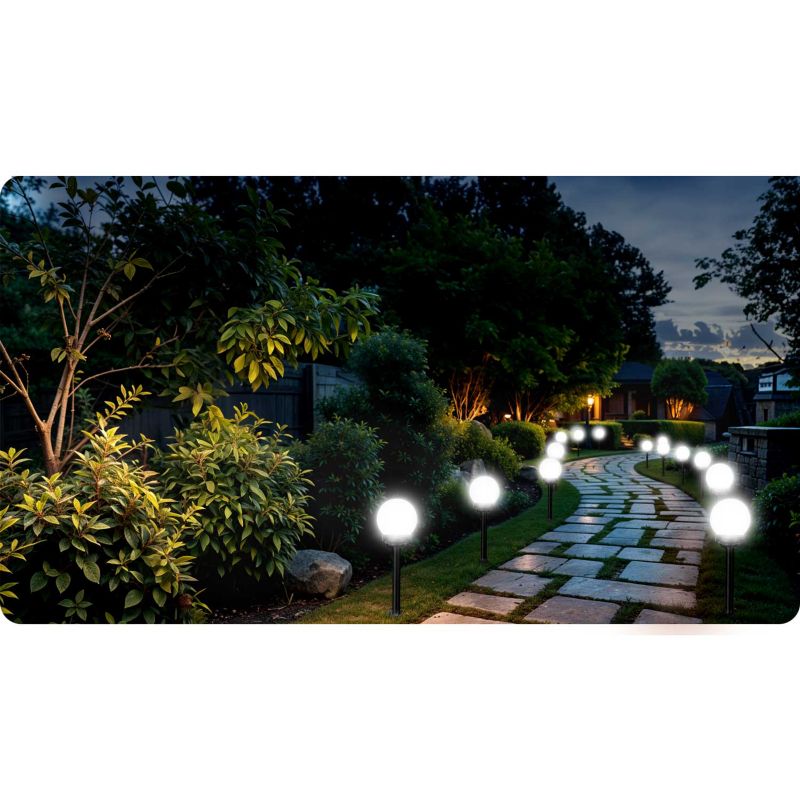 Ilumen solcellelampe til nedstikning LS-102, 4 stk.