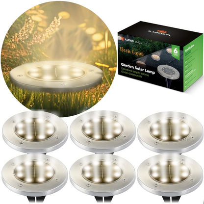 Ilumen jordsolcellelampe til nedstikning LS-104 6 stk.