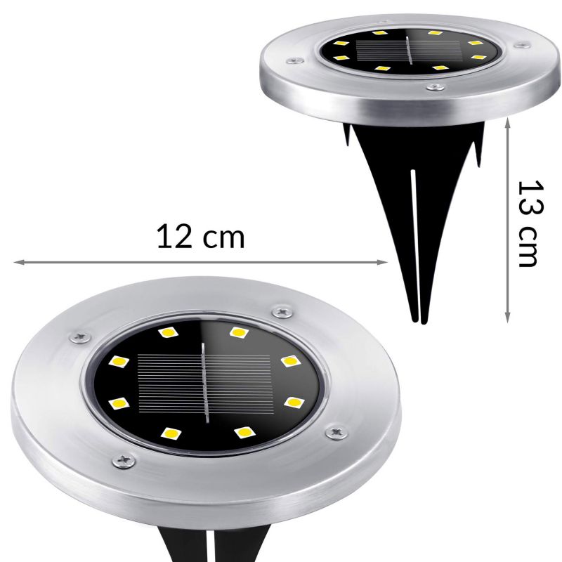 Ilumen jordsolcellelampe til nedstikning LS-104 6 stk.