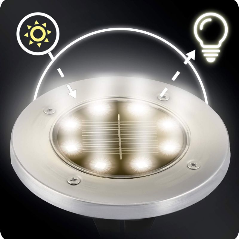 Ilumen jordsolcellelampe til nedstikning LS-104 6 stk.