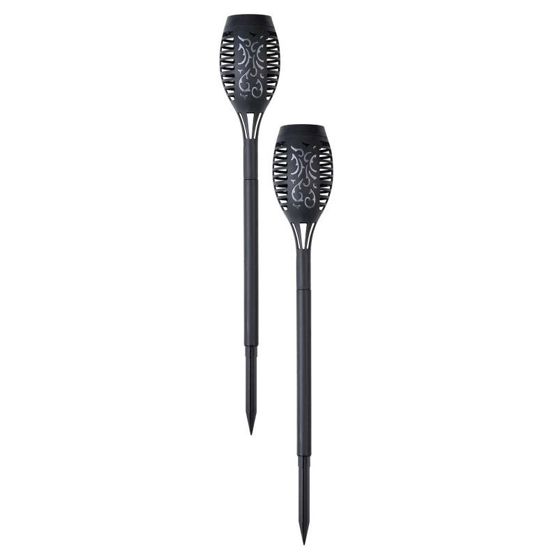 Ilumen solcellelampe jordtændt fakkel LS-100 2 stk.