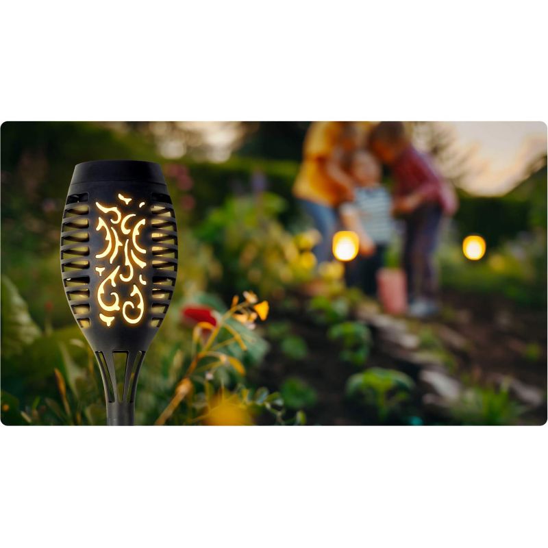 Ilumen solcellelampe jordtændt fakkel LS-100 2 stk.