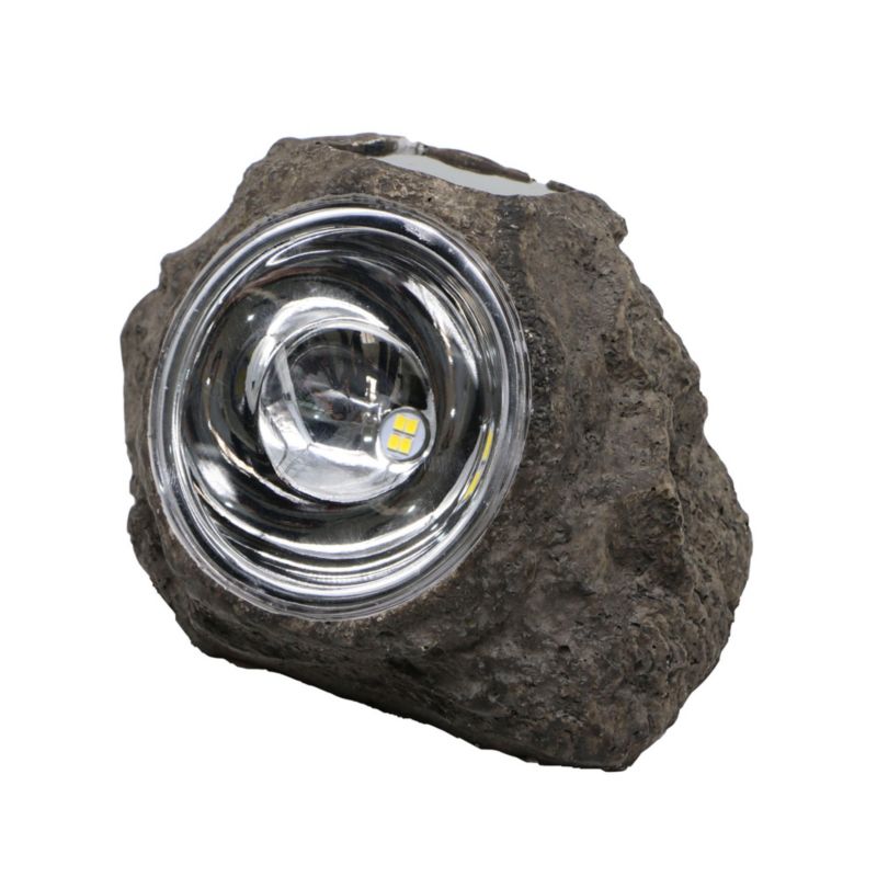 Solarlampe LED Sten SMD 11,5 cm Grå