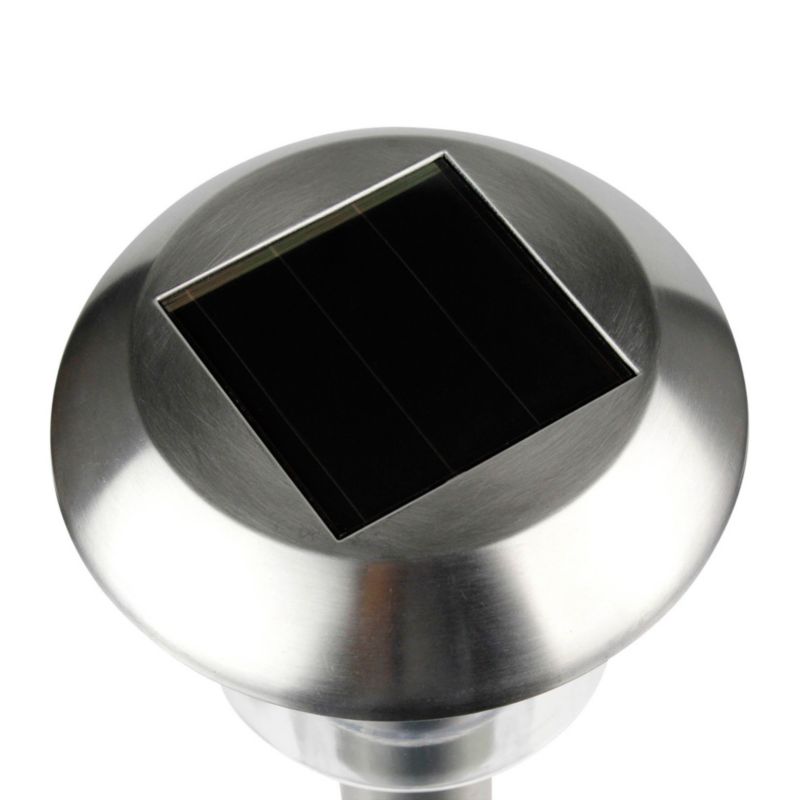 Solarlampe RGB 1 stk. Sølv