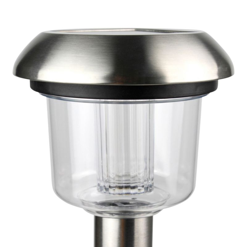 Solarlampe RGB 1 stk. Sølv