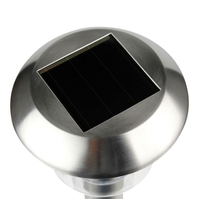 Solarlampe RGB 1 stk. Sølv