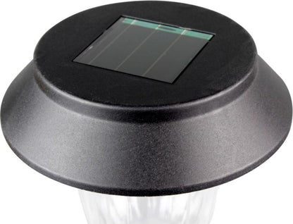 Sollampe Nedstik 12 cm Sort