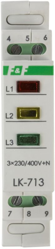 F&F 3-faset signal lampe