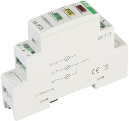 F&F 3-faset signal lampe